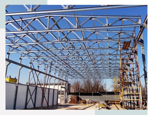 Строительство цехов в Саратов от 614 руб. под ключ