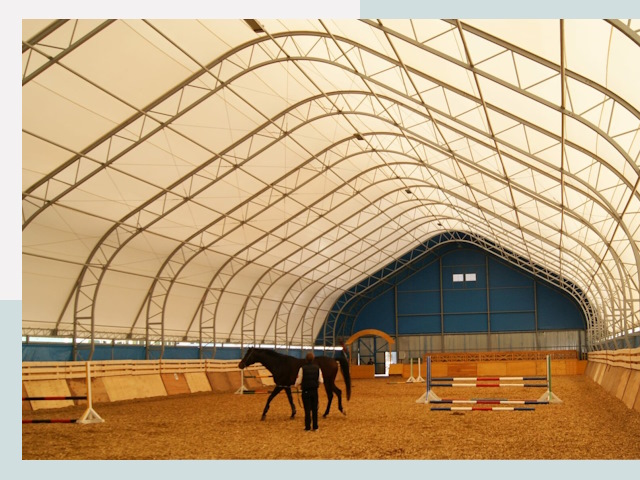 Строительство конных манежей в Саратове