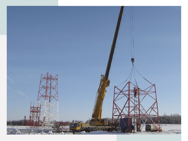 Монтаж вышек связи в Саратове