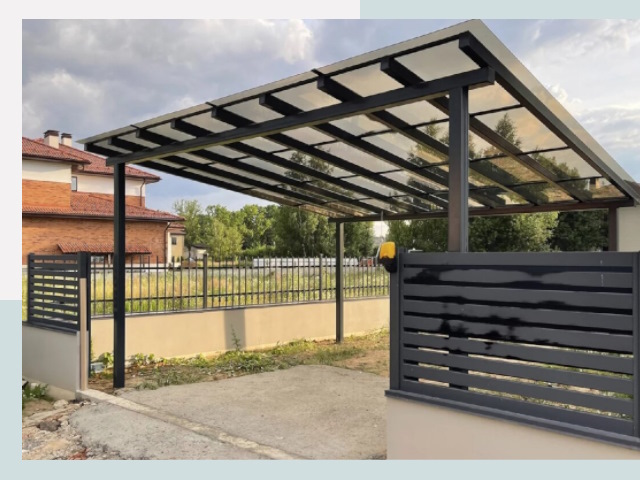 Металлические навесы в Саратов от 614 руб. за м²