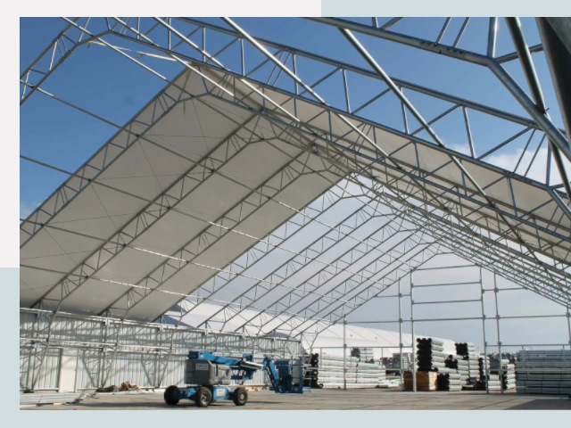 Каркасно-тентовые сооружения от СтальСтрой-Срт по цене 614 руб.