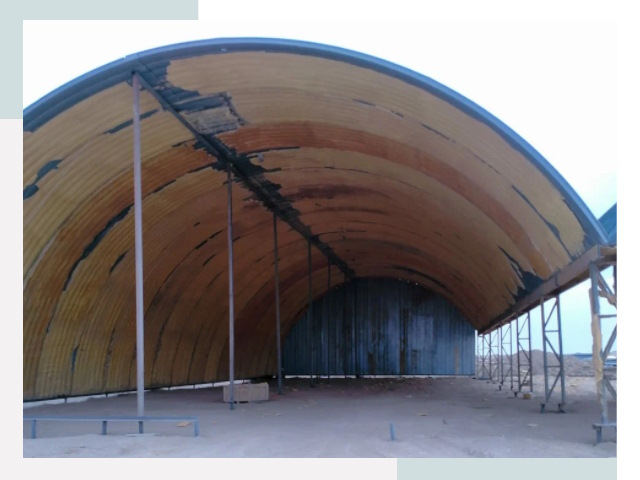 Реконструкция ангаров в Саратове