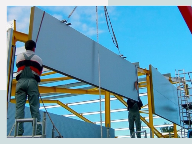 Монтаж сэндвич-панелей в Саратове от 614 руб.